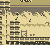 Castlevania: The Adventure (Game Boy) screenshot: Mountain-Top Graveyard
