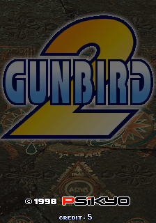 Gunbird 2 (Arcade) screenshot: Title Screen.