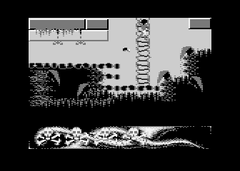Fluid-Kha (Atari 8-bit) screenshot: Back to the underground level