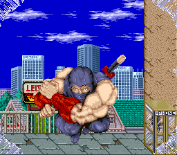 Ninja Gaiden (Arcade) screenshot: Surprise!