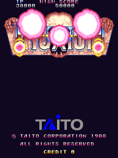 Truxton (Arcade) screenshot: Title screen