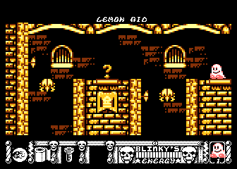 Blinkys Scary School (Atari 8-bit) screenshot: Lemon juice