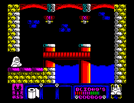 Blinkys Scary School (ZX Spectrum) screenshot: Bridge