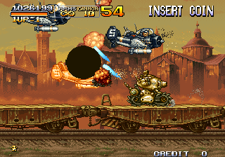Metal Slug X (Arcade) screenshot: Suicide squadron