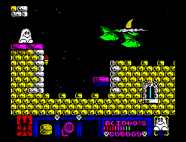 Blinkys Scary School (ZX Spectrum) screenshot: Bats