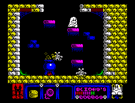 Blinkys Scary School (ZX Spectrum) screenshot: Potion large pot