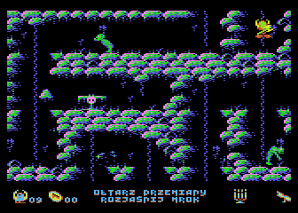 Vicky (Atari 8-bit) screenshot: Transition altar