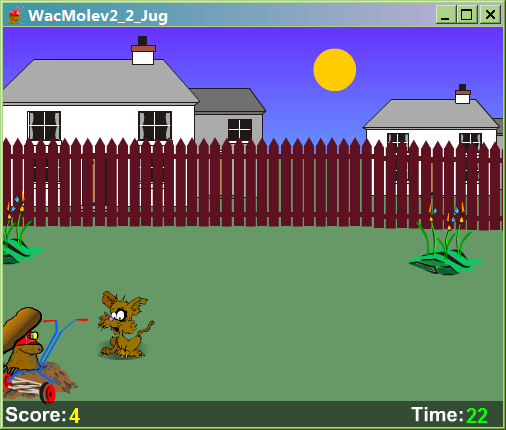 Whack A Mole (Windows) screenshot: Be careful not to hit the cats
