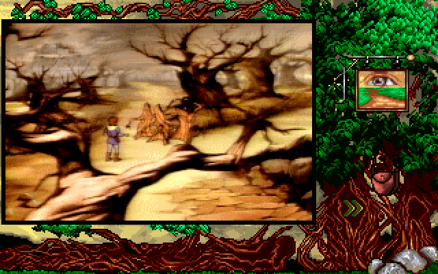Kingdom: The Far Reaches (Windows) screenshot: Entering the dead forest (GOG version, window mode)