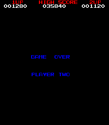 Tutankham (Arcade) screenshot: Game over