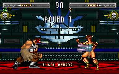 BloodStorm (Arcade) screenshot: Next match.