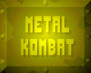 Metal Kombat (Amiga) screenshot: Title screen