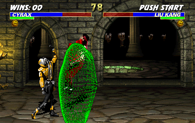 Mortal Kombat 3 (Arcade) screenshot: Uppercut