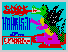 Smok Wawelski (ZX Spectrum) screenshot: Title screen