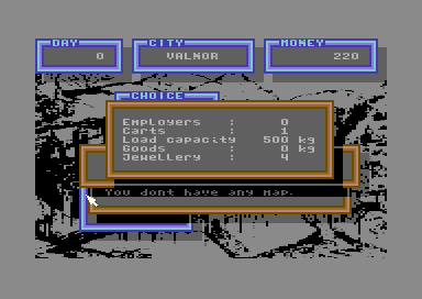 Kupiec (Commodore 64) screenshot: Overall info