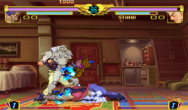 JoJo's Bizarre Adventure (Arcade) screenshot: Smash enemy!