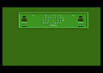 Piłkarski Poker (Atari 8-bit) screenshot: Pre match screen