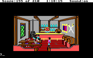 King's Quest III: To Heir is Human (DOS) screenshot: Tavern