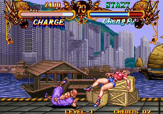 Double Dragon (Arcade) screenshot: Strange technique