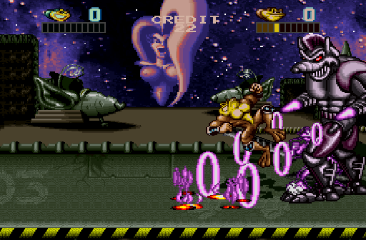 Battletoads (Arcade) screenshot: Robo Rat boss