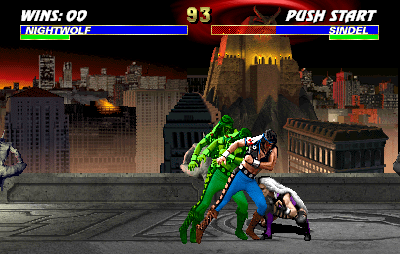 Mortal Kombat 3 (Arcade) screenshot: Nightwolf's special attack