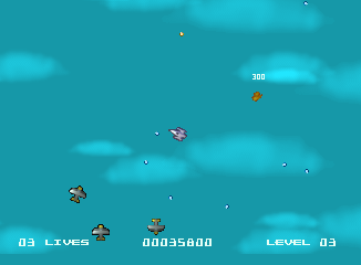 Kobayashi Maru (Jaguar) screenshot: Level 3 - Now the enemies are going a bit more traditional with their ships.