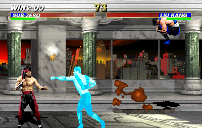 Mortal Kombat 3 (Arcade) screenshot: Ice clone