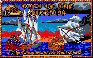 Gold of the Americas: The Conquest of the New World (Amiga) screenshot: Loading screen.