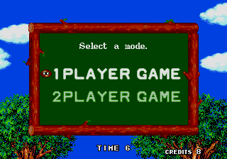Puyo Puyo (Arcade) screenshot: Select a mode