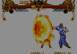 Double Dragon (Arcade) screenshot: Hadouken... wrong game