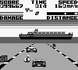 Super Chase H.Q. (Game Boy) screenshot: Stage 2 ... take the money!