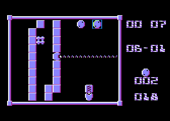U235 (Atari 8-bit) screenshot: Final move