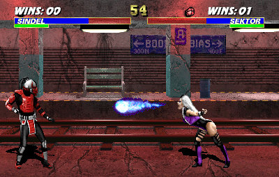 Ultimate Mortal Kombat 3 (Arcade) screenshot: Mentos - the freshmaker