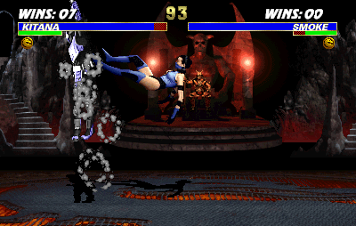 Ultimate Mortal Kombat 3 (Arcade) screenshot: Uppercut - better version