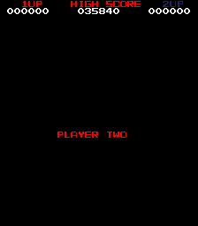 Tutankham (Arcade) screenshot: Player turn introduction screen