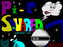 πr² (ZX Spectrum) screenshot: Loading Screen
