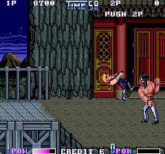 Double Dragon II: The Revenge (Arcade) screenshot: Black guard