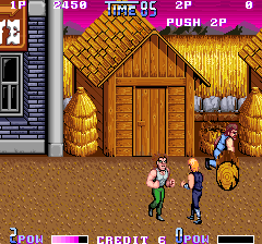 Double Dragon II: The Revenge (Arcade) screenshot: Village