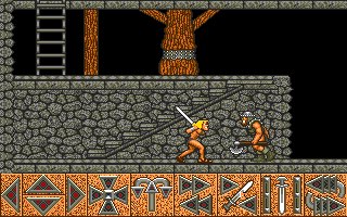 Barbarian (Atari ST) screenshot: Too easy...