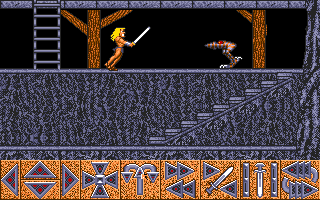 Barbarian (Atari ST) screenshot: You can't kill him