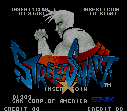 Street Smart (Arcade) screenshot: Title Screen.
