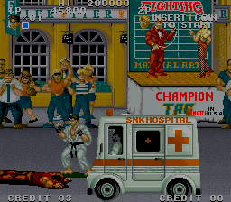 Street Smart (Arcade) screenshot: A Win.