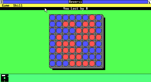 Microsoft Windows (included game) (DOS) screenshot: Computer has won