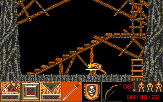 Barbarian (Atari ST) screenshot: The weapon menu