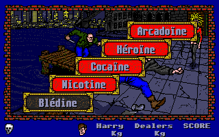 Operation: Cleanstreets (Atari ST) screenshot: Select difficulty