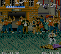 Street Smart (Arcade) screenshot: Get Down.