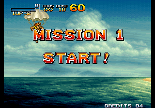 Metal Slug 3 (Arcade) screenshot: Mission 1.