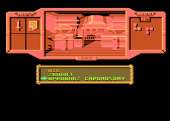 A.D. 2044: Seksmisja (Atari 8-bit) screenshot: Changing gender