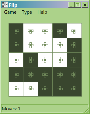 Flip (Windows) screenshot: A game in progress