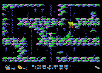 Vicky (Atari 8-bit) screenshot: Transition altar